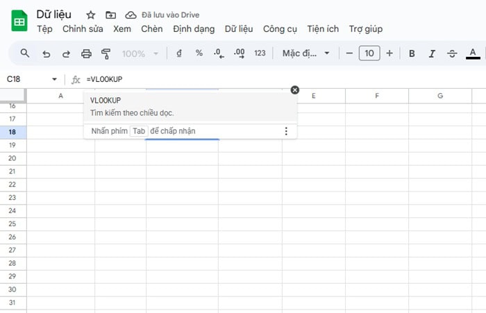 Hàm VLOOKUP và HLOOKUP trong Google Sheets| Hướng dẫn sử dụng từ A-Z 5 hàm VLOOKUP trong Google Sheets