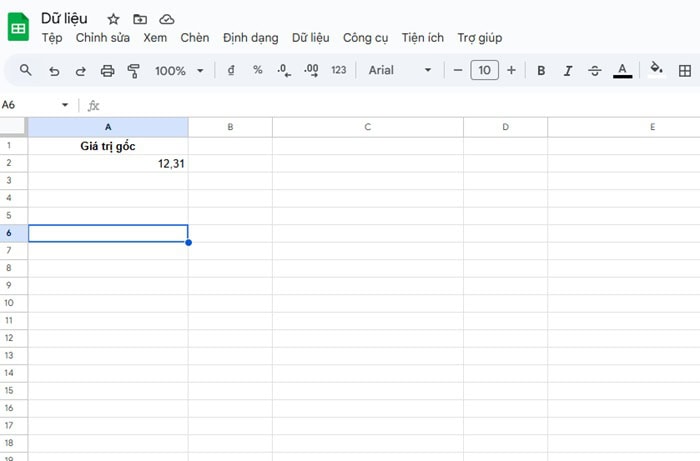 Hàm ROUNDUP trong Google Sheets| Hướng dẫn cách dùng cho Newbie 8 Làm tròn đến số thập phân