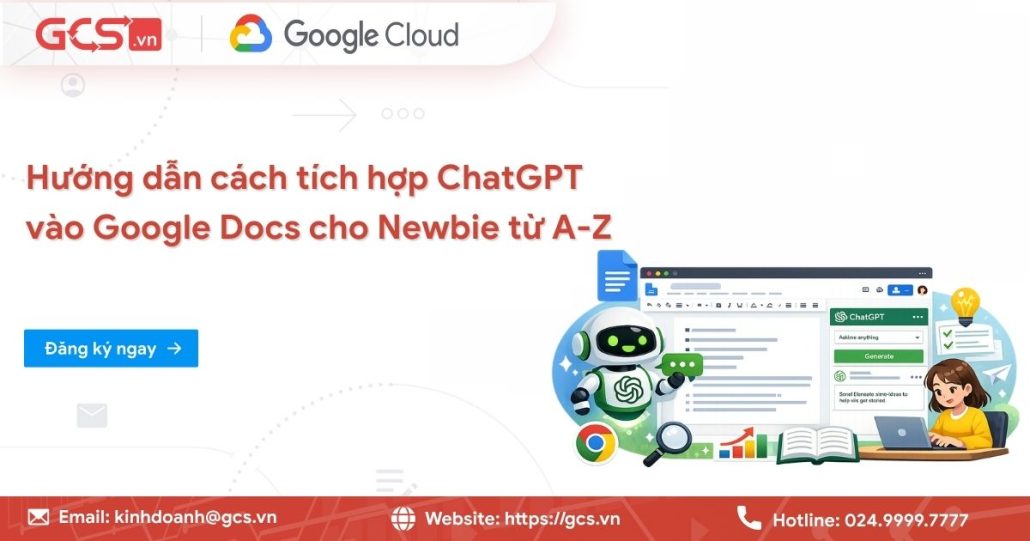 Hướng dẫn cách tích hợp ChatGPT vào Google Docs chi tiết, từ A-Z 4 Cách tích hợp Chatgpt vào Google Docs