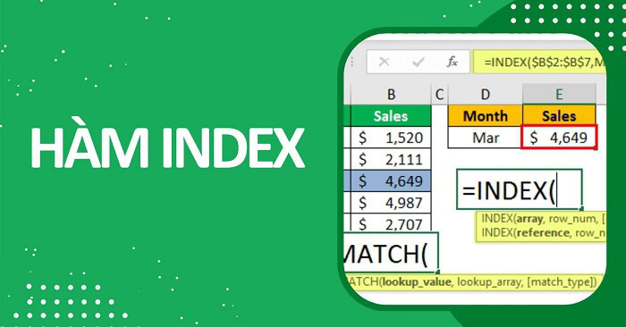Cách kết hợp hàm INDEX và hàm SUMIF trong Google Sheets 5 kết hợp hàm INDEX và hàm SUMIF trong Google Sheet