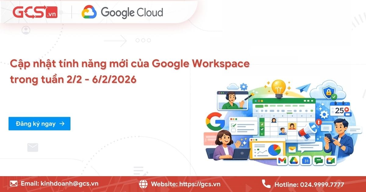 Cập nhật tính năng mới của Google Workspace trong tuần 2/2 - 6/2/2026 10 tinh nang moi google workspce 1