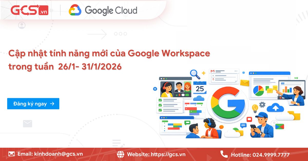 Cập nhật tính năng mới của Google Workspace trong tuần 26/1- 31/1/2026 19 tinh nang moi google workspce