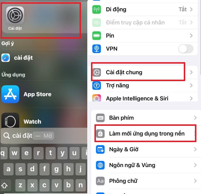 Lỗi Google Drive không đồng bộ trên iPhone? Nguyên nhân và cách khắc phục hiệu quả 13 Làm mới ứng dụng trong nền