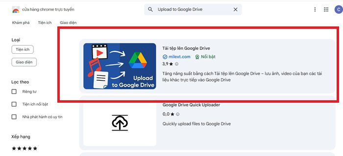 Cách tải tập tin vào Google Drive với extension nhanh nhất, đơn giản 14 Upload to Google Drive