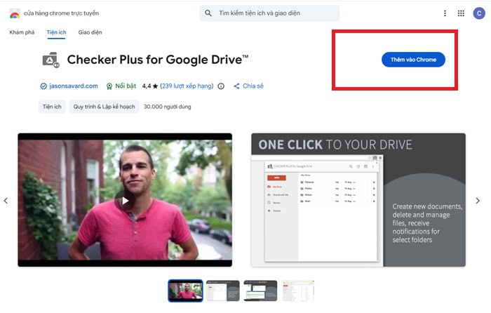 Cách tải tập tin vào Google Drive với extension nhanh nhất, đơn giản 21 chọn Thêm tiện ích
