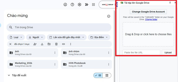 Cách tải tập tin vào Google Drive với extension nhanh nhất, đơn giản 17 nhấn Drag & Drop