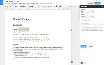 Hướng dẫn cách dùng Code Block trong Google Docs đơn giản