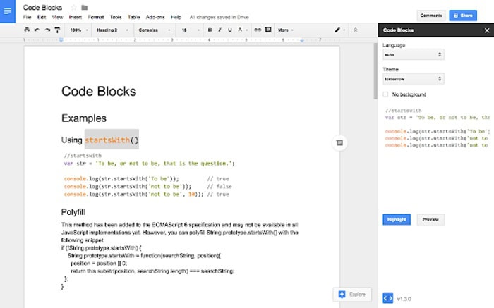 Code Block trong Google Docs | Hướng dẫn chi tiết cách dùng từ A-Z 6 code block trong Google Docs