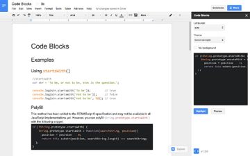 Hướng dẫn cách dùng Code Block trong Google Docs đơn giản