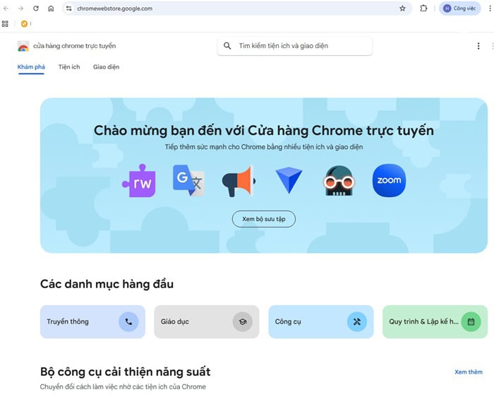Google Meet Extension là gì? Top các tiện ích bổ sung không thể bỏ lỡ 11 Mở Chrome Web Store