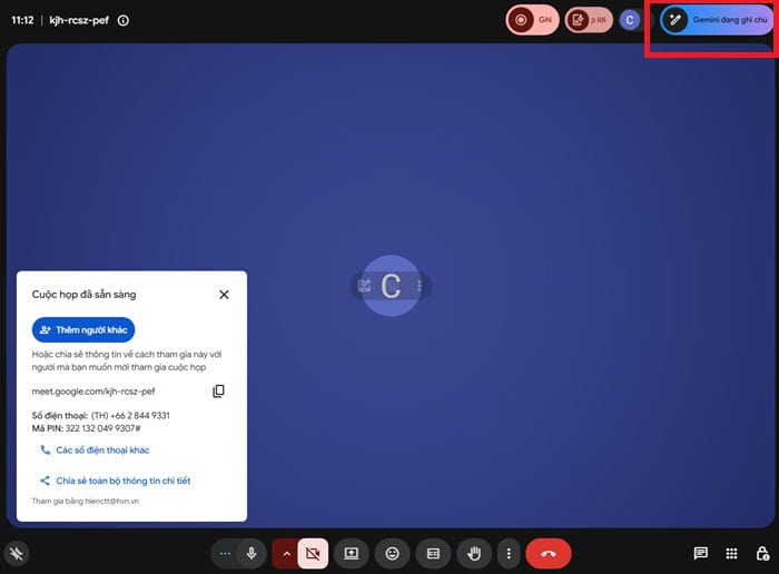 Sử dụng Gemini trong Google Meet từ A–Z | Cách khai thác hiệu quả 10 vị trí biểu tượng Ask Gemini