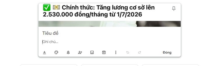 Có chuyển ảnh thành văn bản bằng Google Keep được không? 16 Tạo ghi chú mới