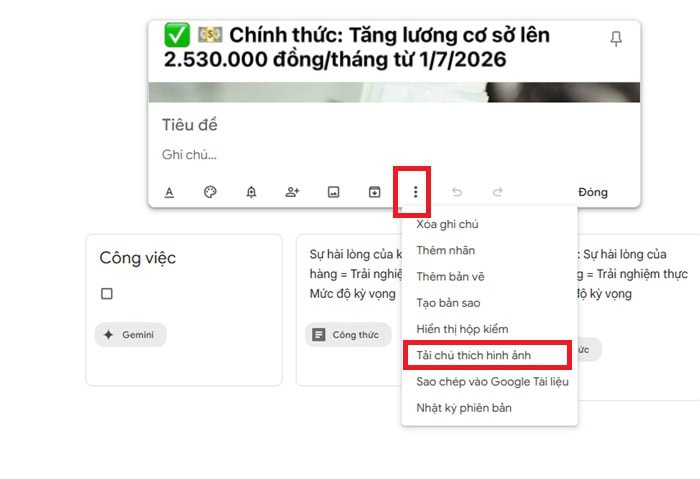 Có chuyển ảnh thành văn bản bằng Google Keep được không? 17 Tải chú thích hình ảnh
