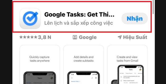 Google Tasks là gì? Tìm hiểu về vai trò, tính năng, ưu nhược điểm và cách dùng 14 Nhấn Cài đặt