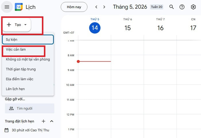 Google Tasks là gì? Tìm hiểu về vai trò, tính năng, ưu nhược điểm và cách dùng 20 chọn mục Việc cần làm