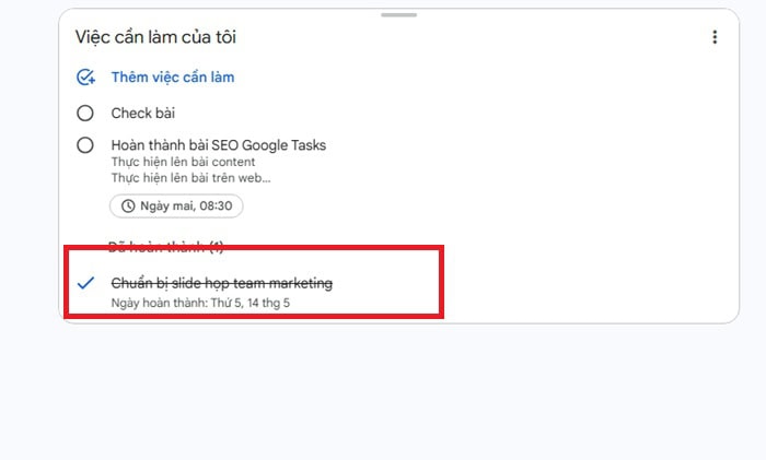 Google Tasks là gì? Tìm hiểu về vai trò, tính năng, ưu nhược điểm và cách dùng 23 vòng tròn bên trái task