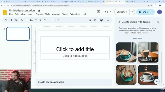 Gemini trong Google Slides: Điều kiện kích hoạt, tính năng và cách dùng 5 Gemini trong Google Slides