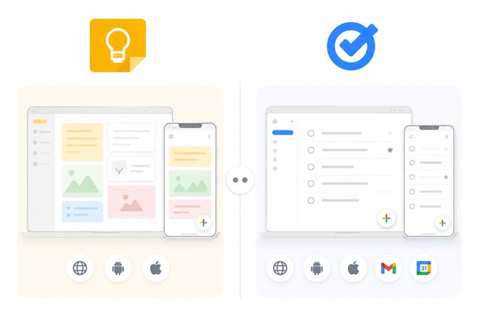 Google Keep và Tasks: So sánh & hướng dẫn lựa chọn hệ thống quản trị công việc 12 Giao diện và nền tảng hỗ trợ