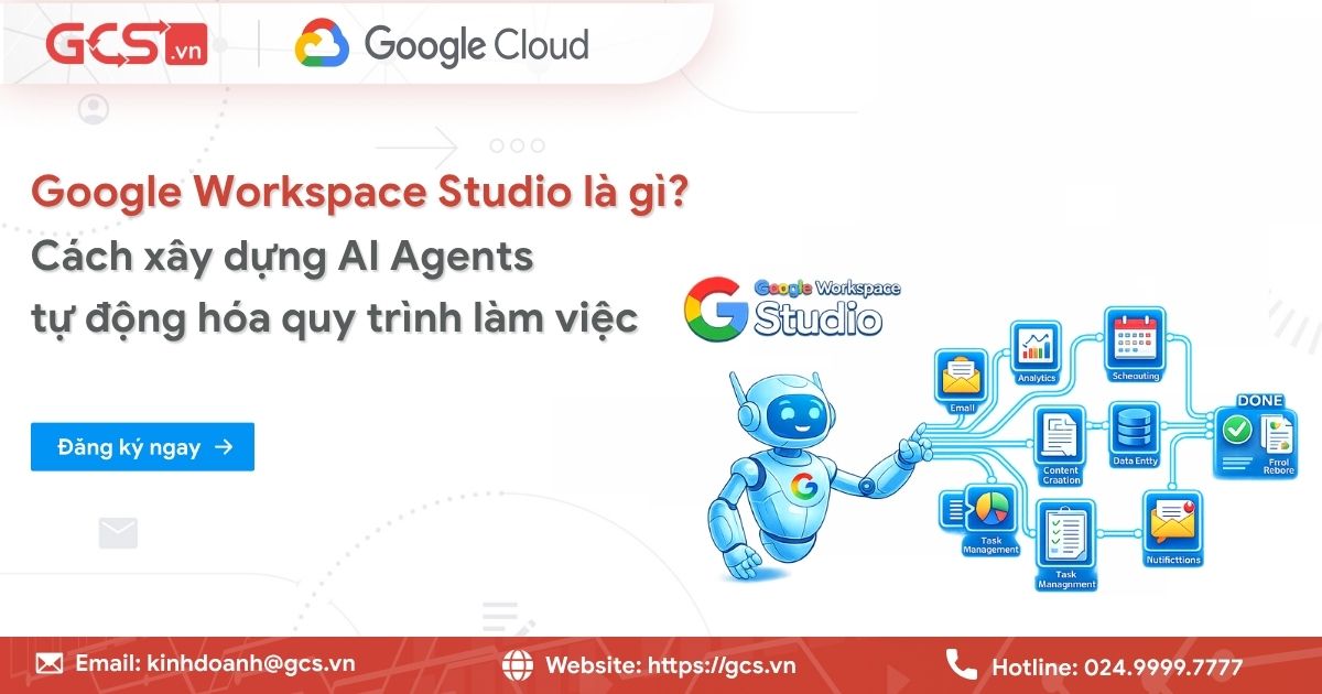 Google Workspace Studio là gì? Cách xây dựng AI Agents tự động hóa quy trình 11 google workspace studio la gi