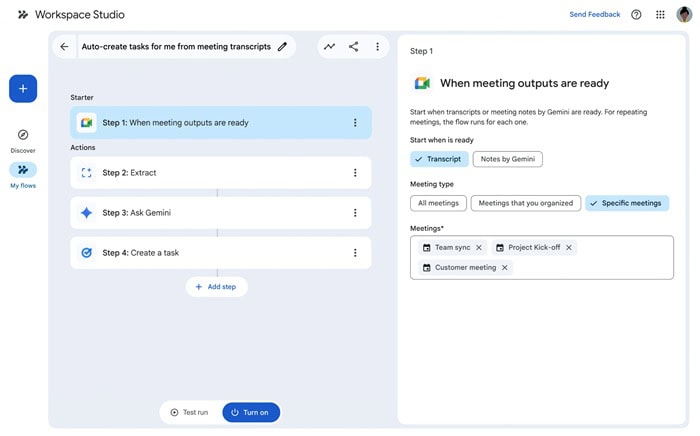 Cập nhật tính năng mới của Google Workspace trong tuần 04/05- 09/05/2026 7 Google Workspace Studio