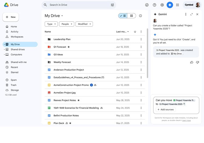 Gemini trong Google Drive là gì? Điều kiện kích hoạt, cách dùng và ví dụ 17 lưu ý quan trọng