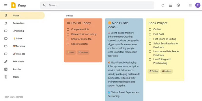 So sánh Google Keep và OneNote (2026): Ứng dụng ghi chú nào tốt hơn? 13 chọn Google Keep