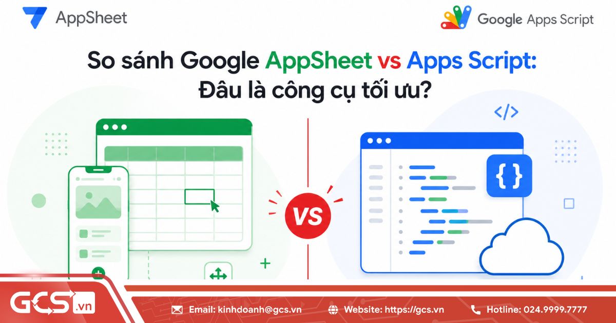 Đánh giá toàn diện Google AppSheet vs Apps Script: Đâu là công cụ tối ưu? 27 Google Appsheet vs Apps Script
