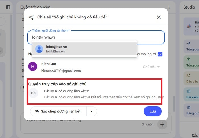 Cách chia sẻ NotebookLM đơn giản | Tất tần tật từ A-Z 8 Kích hoạt chế độ chia sẻ công khai