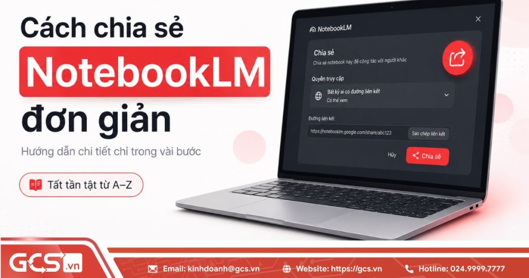 Cách chia sẻ NotebookLM đơn giản | Tất tần tật từ A-Z 4 cach chia se notebookLM 1