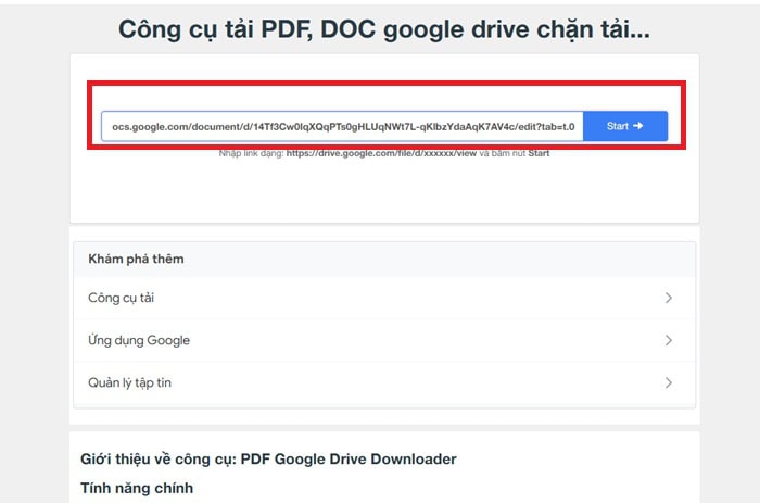 10 Cách tải file Google Drive bị chặn download đơn giản, hiệu quả 15 Dán link Google Drive