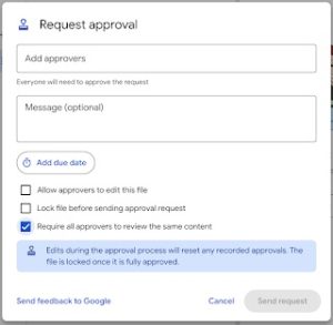Cập nhật tính năng mới của Google Workspace trong tuần 08/06 - 13/06/2026 7 quy trình phê duyệt
