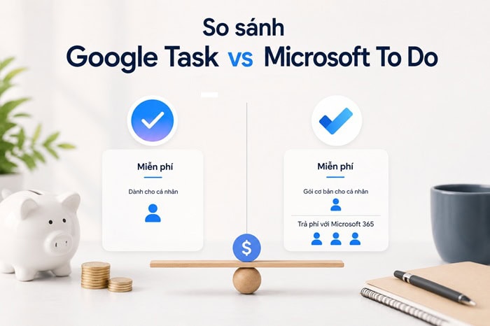 Google Task vs Microsoft To Do| Đâu là công cụ quản lý công việc tối ưu 11 Về chi phí