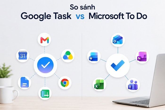 Google Task vs Microsoft To Do| Đâu là công cụ quản lý công việc tối ưu 8 Khả năng tích hợp hệ sinh thái