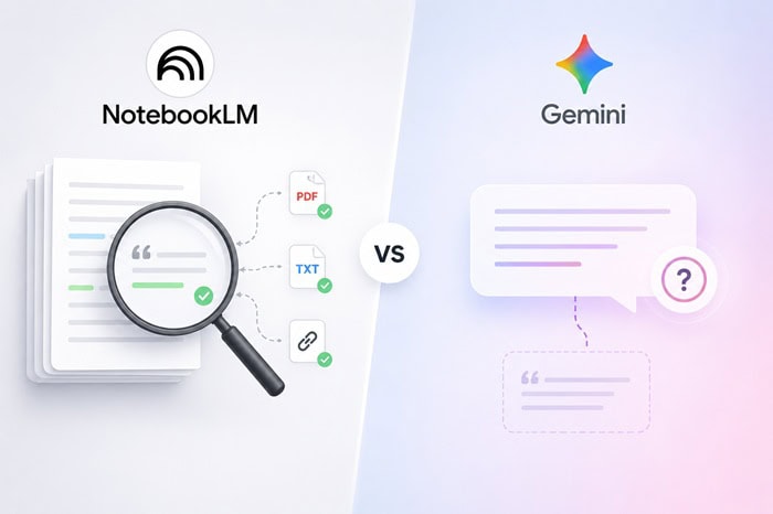 NotebookLM vs Gemini: Nên chọn công cụ nào cho học tập, công việc và nghiên cứu? 7 Độ chính xác