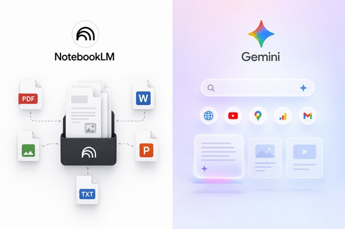 NotebookLM vs Gemini: Nên chọn công cụ nào cho học tập, công việc và nghiên cứu? 8 Khả năng làm việc với tài liệu