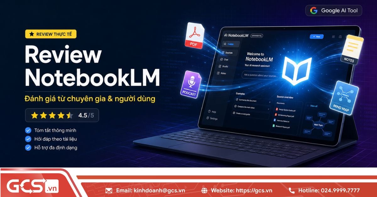 Review NotebookLM: Đánh giá từ chuyên gia và người dùng sau trải nghiệm thực tế 16 review notebooklm