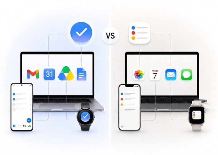 Google Task vs Apple Reminder: Đâu là ứng dụng quản lý công việc tối ưu 8 Tích hợp với hệ sinh thái