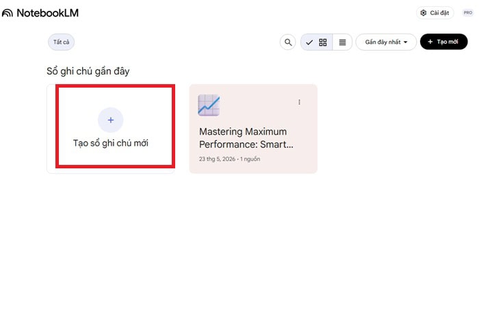Tạo ảnh bản đồ tư duy với NotebookLM: Điều kiện, hướng dẫn và cách khắc phục lỗi 6 Truy cập ứng dụng