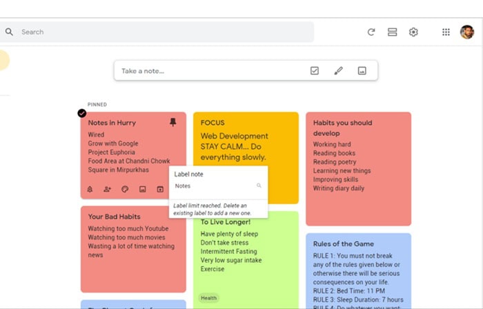 Google Keep là gì? Tất tần tật về cách sử dụng, tính năng, lợi ích khi dùng 9 Tìm kiếm ghi chú