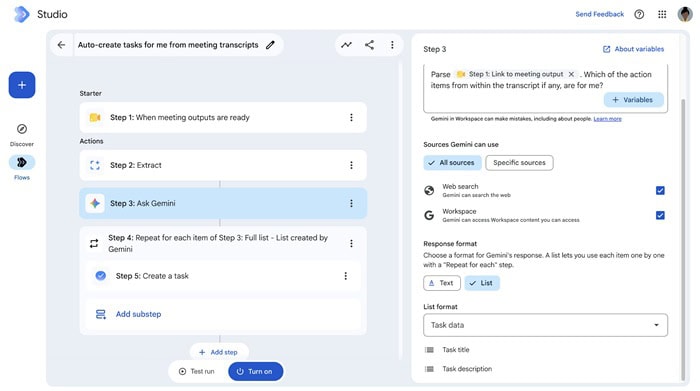 Cập nhật tính năng mới của Google Workspace trong tuần 01/06 - 06/06/2026 10 tính năng lặp danh sách mục