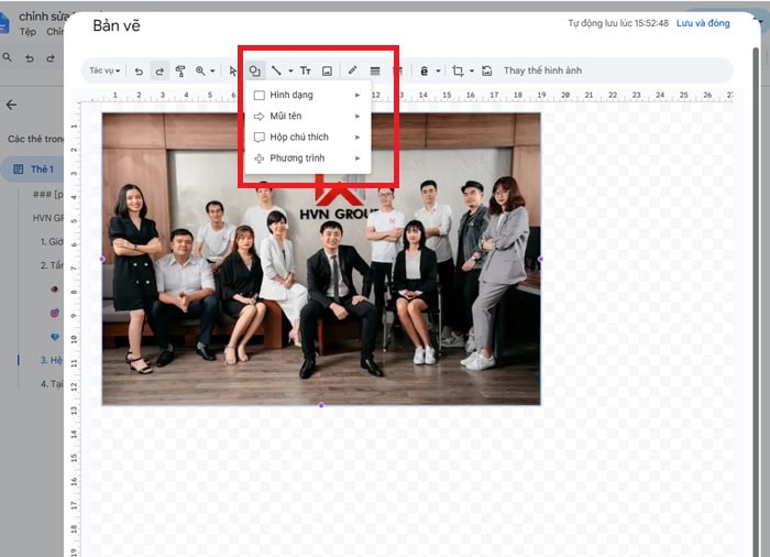 Hướng dẫn cách chỉnh sửa hình ảnh trong Google Docs cơ bản A-Z 21 biểu tượng Màu tô