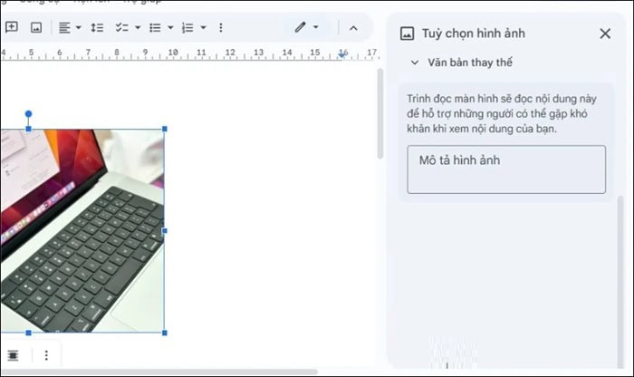 Hướng dẫn cách chỉnh sửa hình ảnh trong Google Docs cơ bản A-Z 22 hỗ trợ trực tiếp
