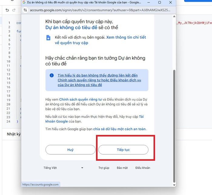 Google Sheets Claude là gì? Tổng quan, tính năng, cách dùng, lỗi dùng lưu ý 15 Cấp quyền truy cập
