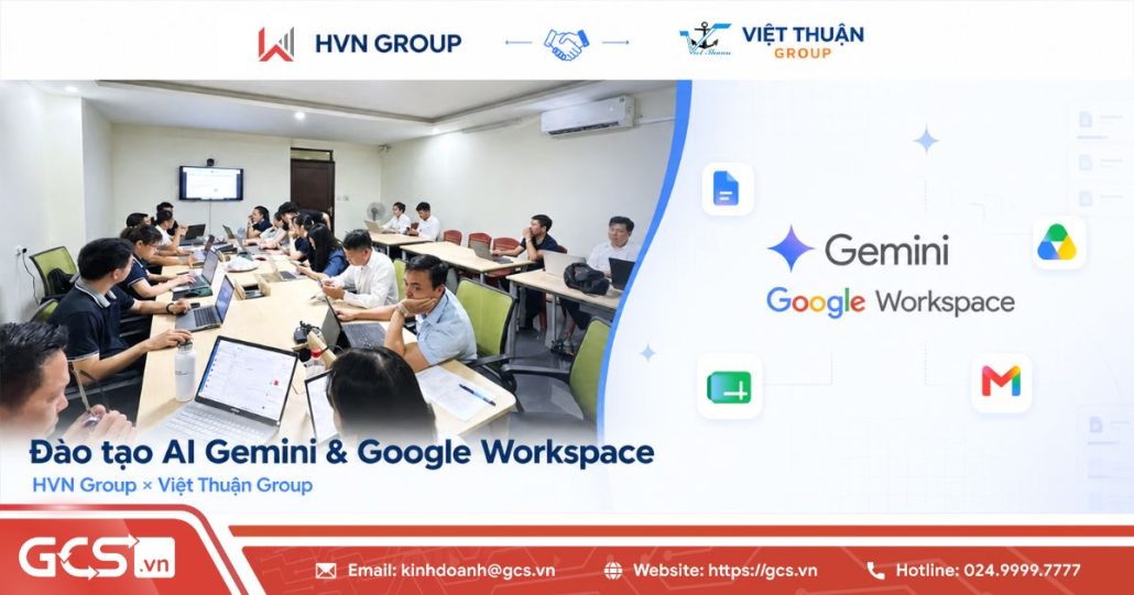 HVN Group đào tạo AI Gemini & Google Workspace cho Việt Thuận Group 4 dao tao viet thuan group