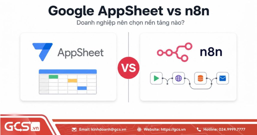 Google AppSheet vs n8n: Doanh nghiệp nên chọn nền tảng nào? 4 google appsheet vs n8n