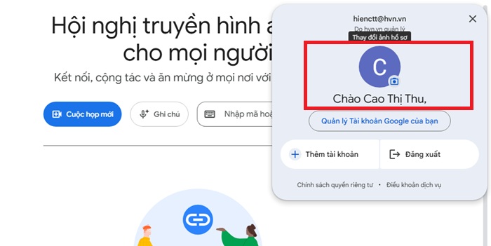 Hướng dẫn cách đổi ảnh đại diện trên Google Meet chuyên nghiệp từ A-Z 7 biểu tượng Máy ảnh