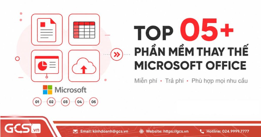 Top 05+ phần mềm thay thế Microsoft Office: Miễn phí, trả phí và phù hợp nhất 4 phan mem thay the microsoft office