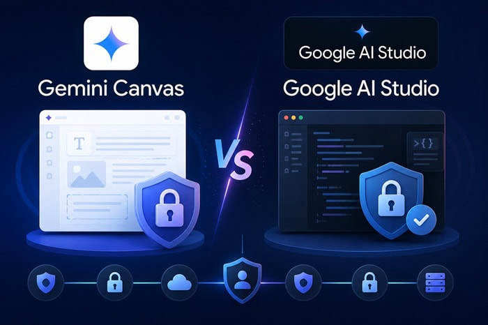 Gemini Canvas vs Google AI Studio: Khác nhau ở đâu và nên chọn công cụ nào? 10 quyền kiểm soát