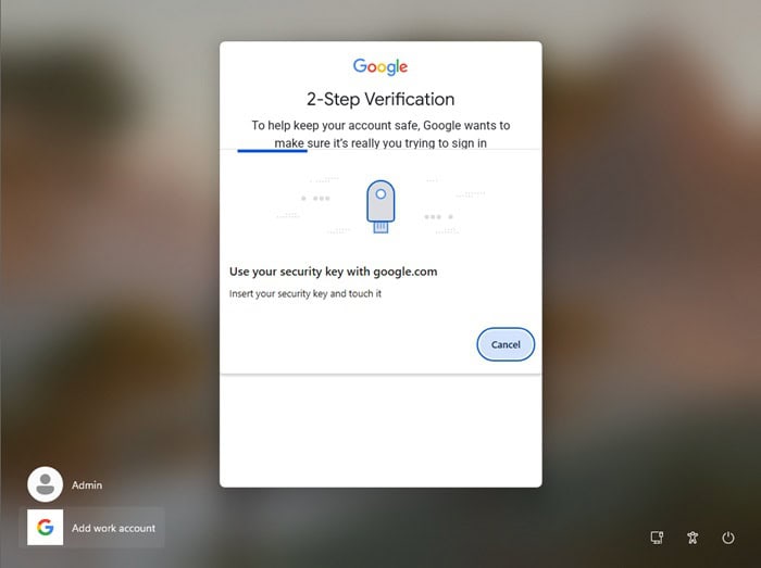 Cập nhật tính năng mới của Google Workspace trong tuần 13/07 - 18/07/2026 18 khóa bảo mật FIDO2