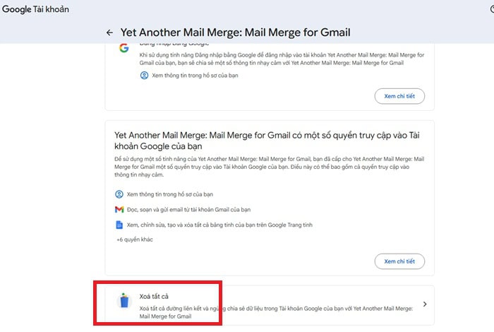 05+ Cách bảo mật Google Drive trên cả máy tính và điện thoại an toàn 11 Nhấn nút Xóa